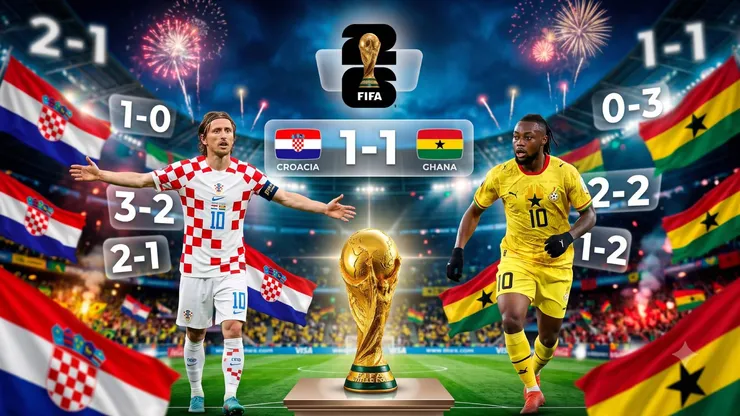 Croacia y Ghana se enfrentan por el Mundial 2026