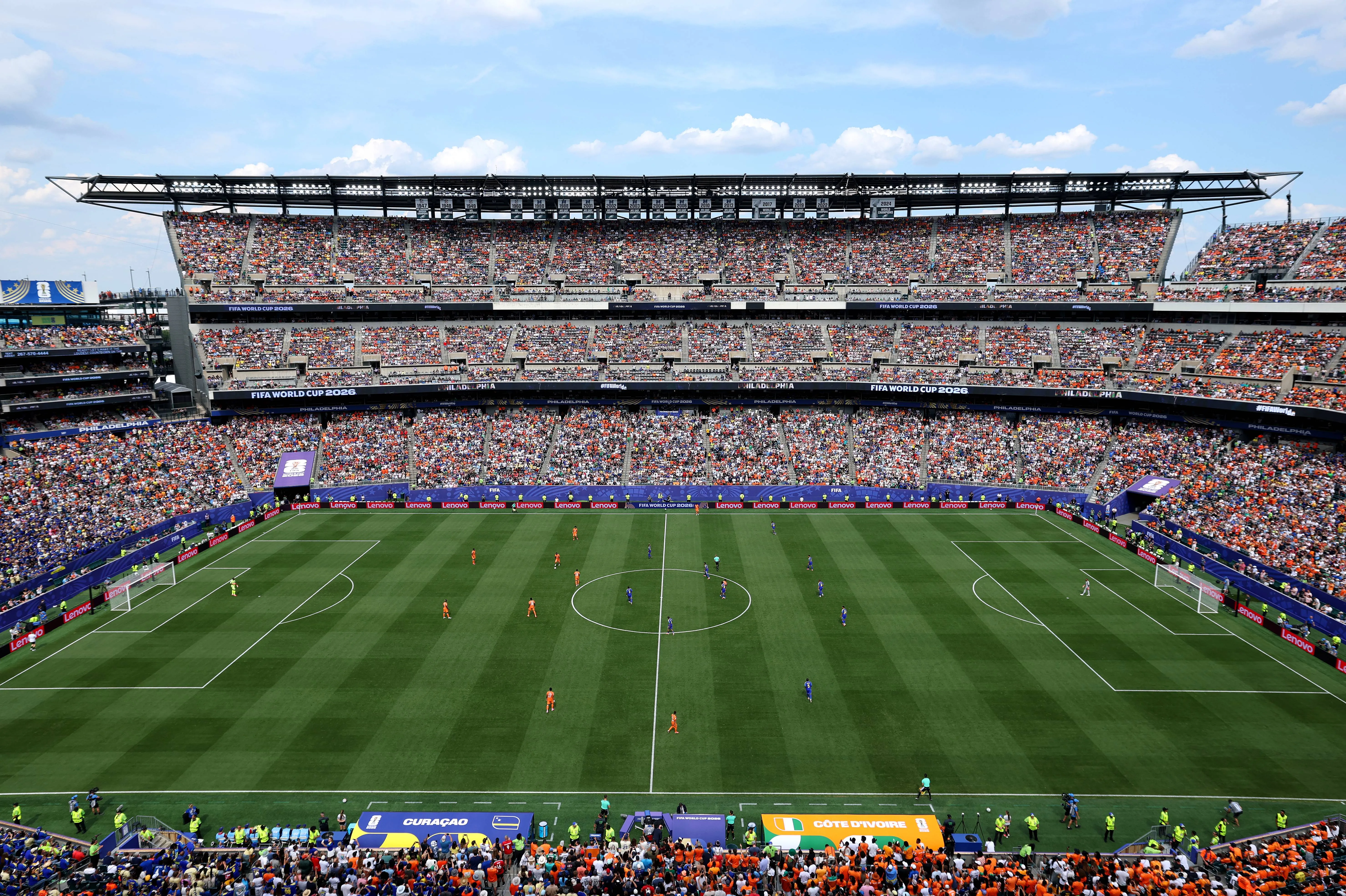 El Estadio Filadelfia, donde juegan Croacia y Ghana (Getty Images)