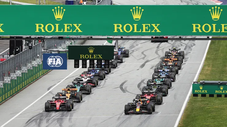 Parrilla de salida del Gran Premio de Austria de la F1