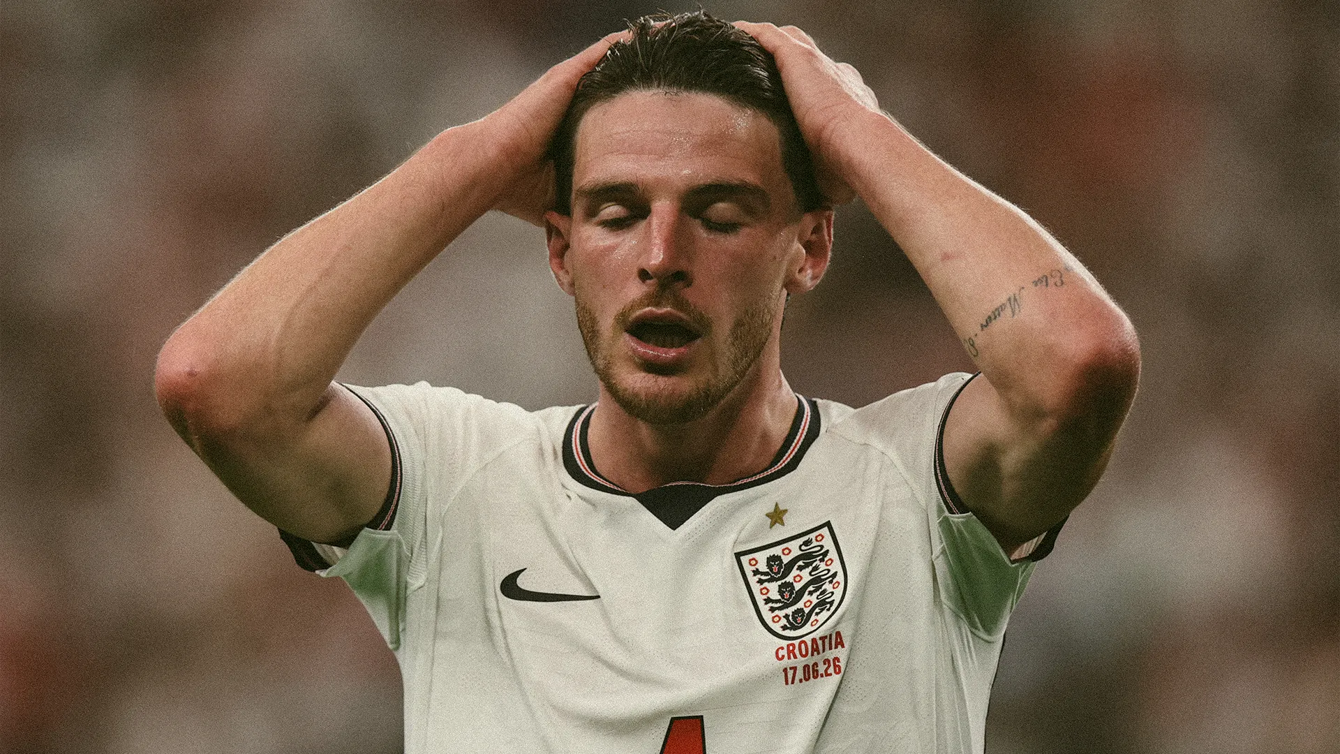 Declan Rice perdió el puesto en el XI titular de Inglaterra para enfrentar a Panamá (Getty Images)