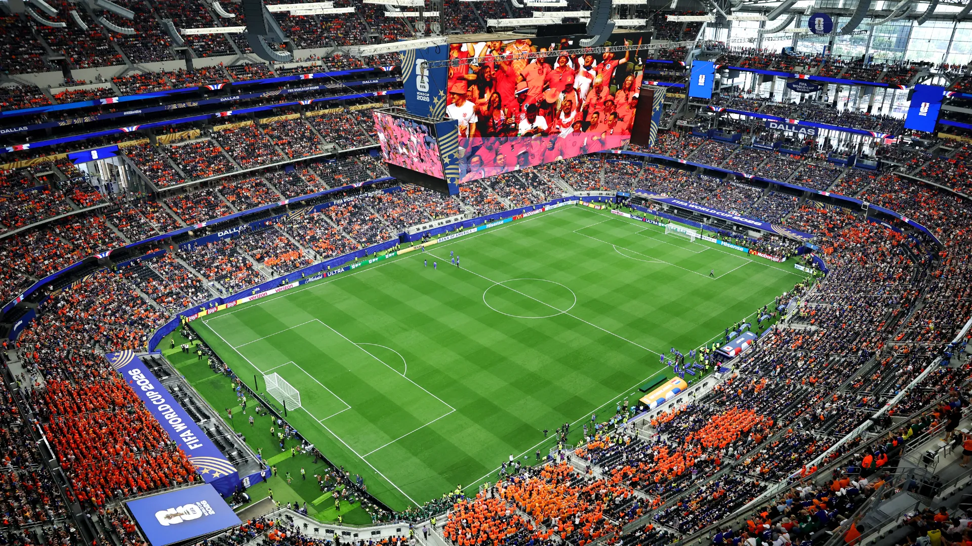 El Dallas Stadium fue uno de los que más brillará en el Mundial 2026. (GETTY IMAGES)