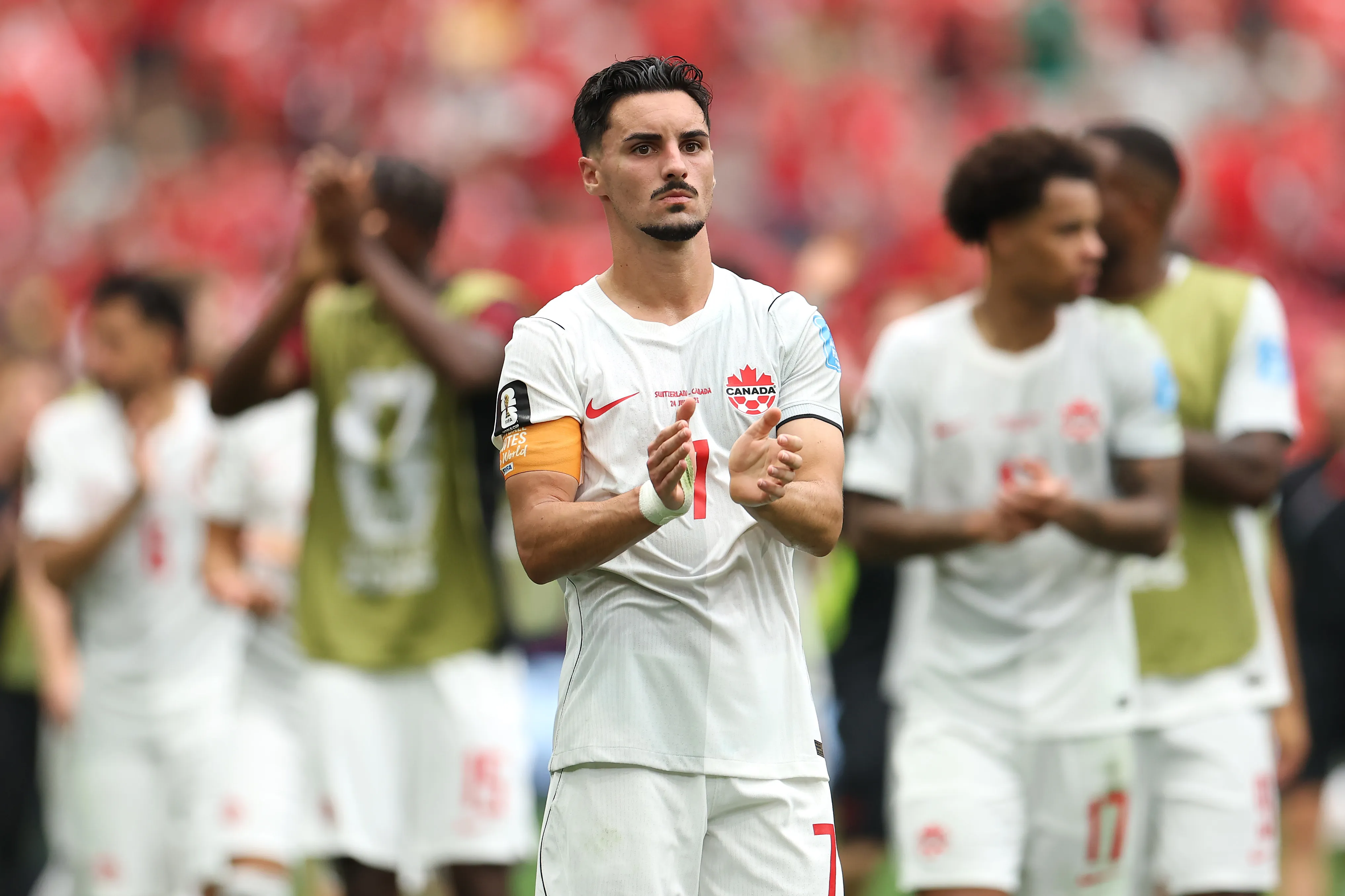 Stephen Eustaquio, capitán de la Selección de Canadá (Getty Images)