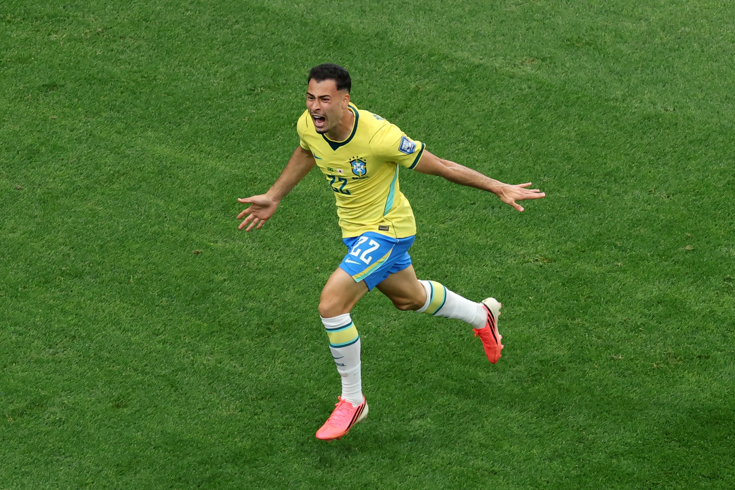 Martinelli le da el triunfo a Brasil (Getty Images)