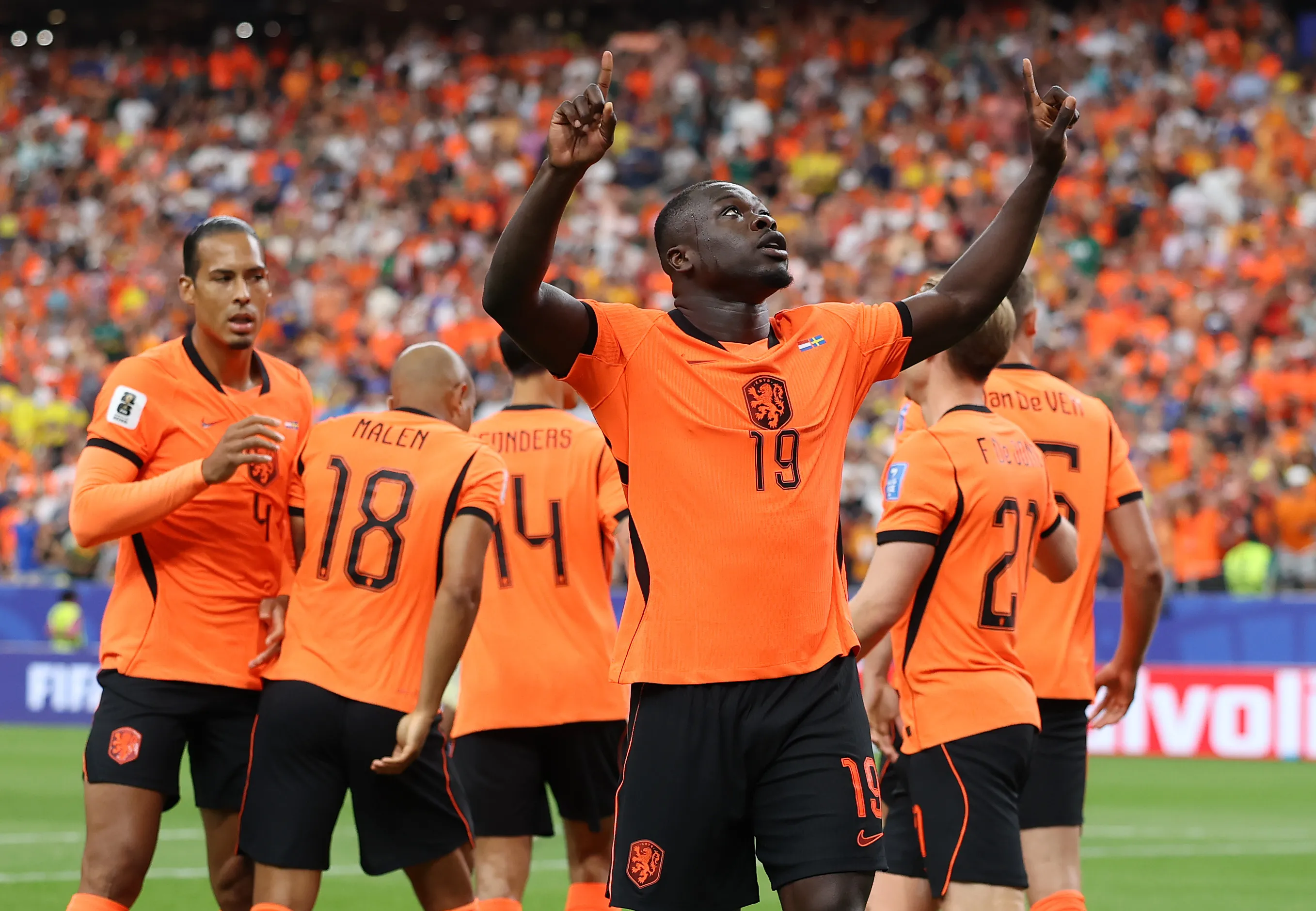 Brian Brobbey es el arma más peligrosa de Países Bajos en ataque (Getty Images)