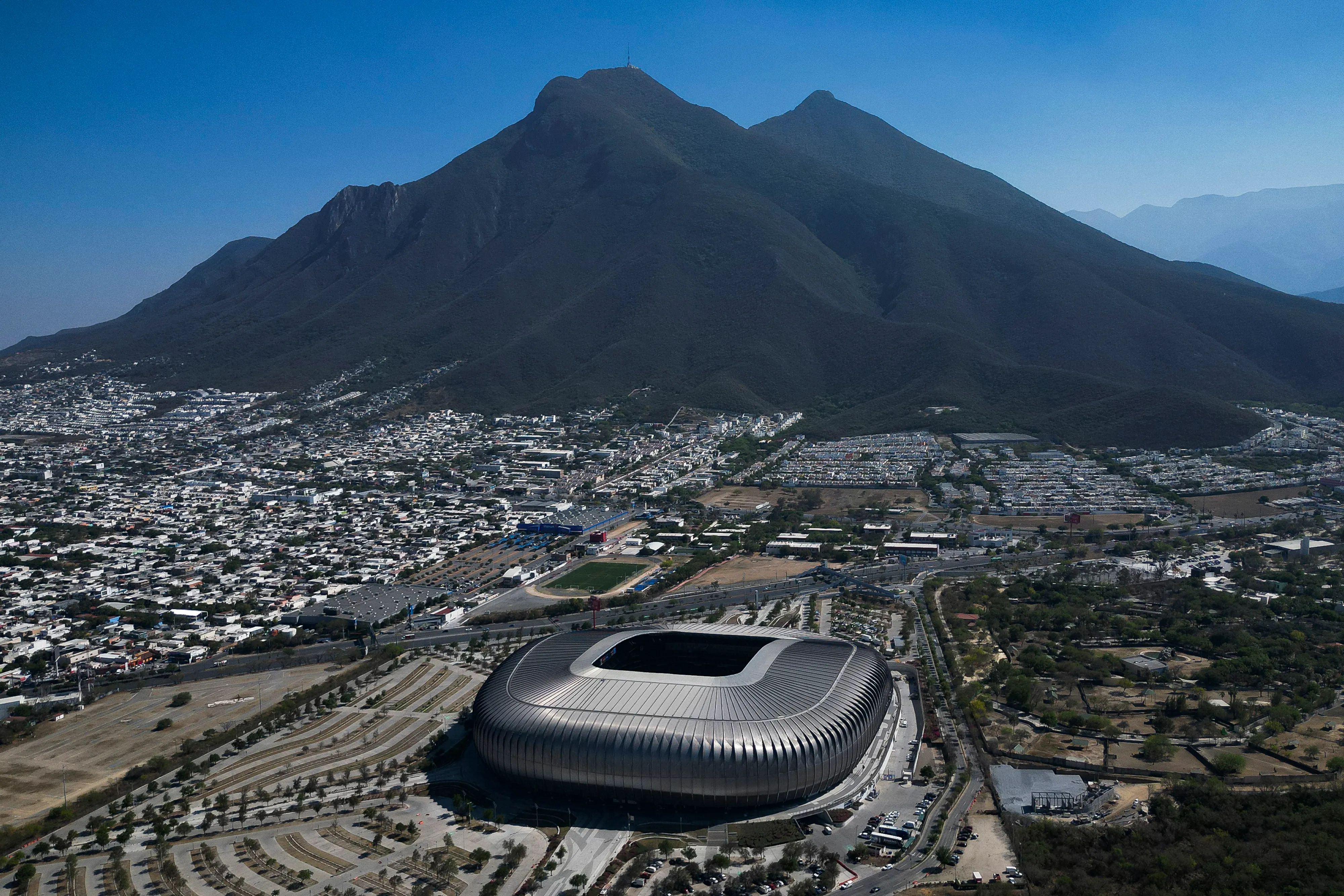 El Estadio BBVA tiene una de las mejores vistas del Mundial 2026. [Foto: Getty Images]