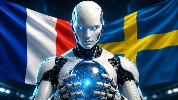 La IA predijo el resultado de Francia vs. Suecia.