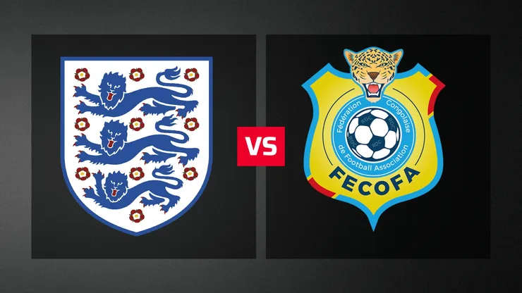 Inglaterra vs. Congo por el Mundial 2026.