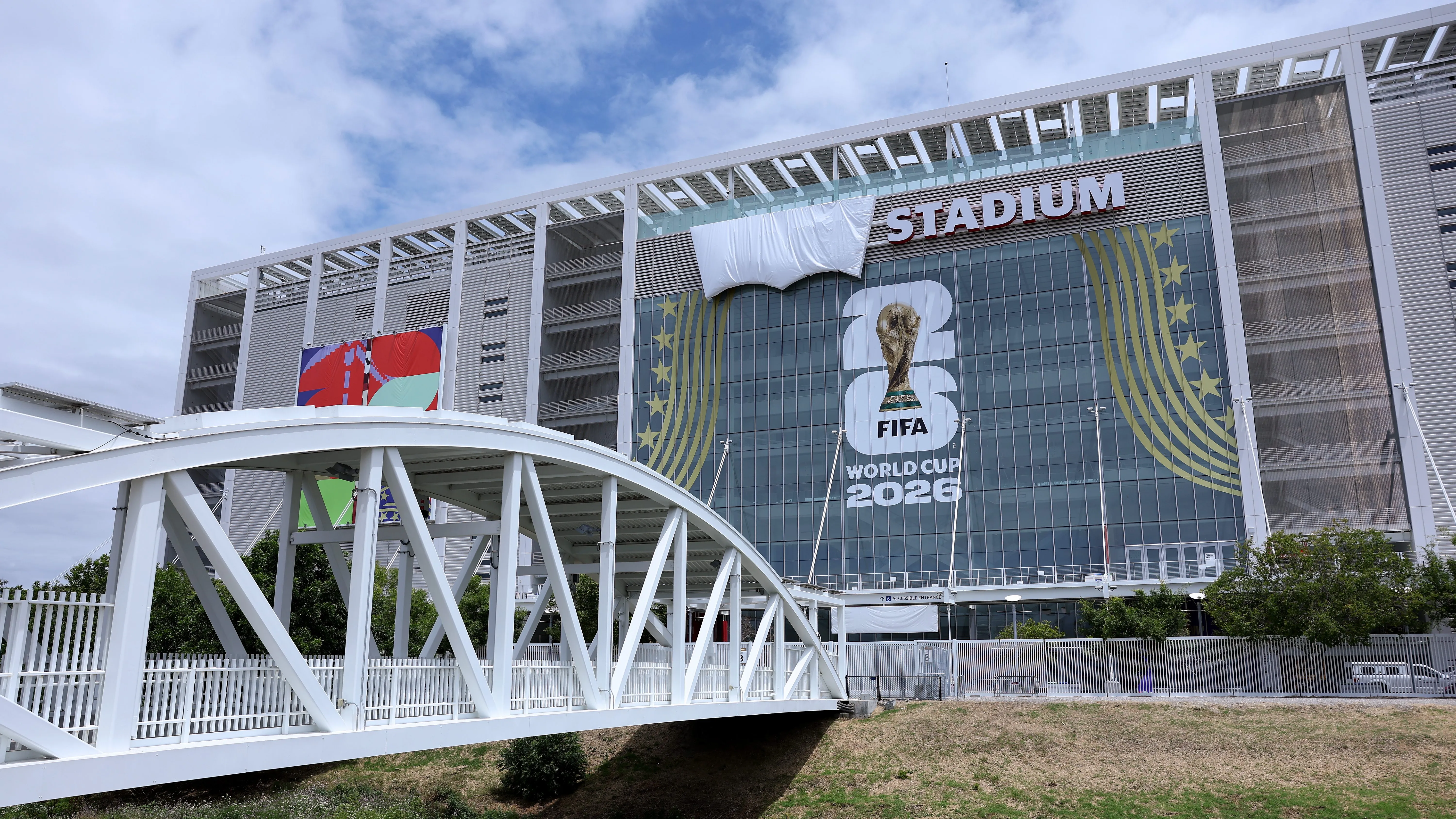 El estadio SFBA con el “Levi’s” tapado [Foto: Getty]