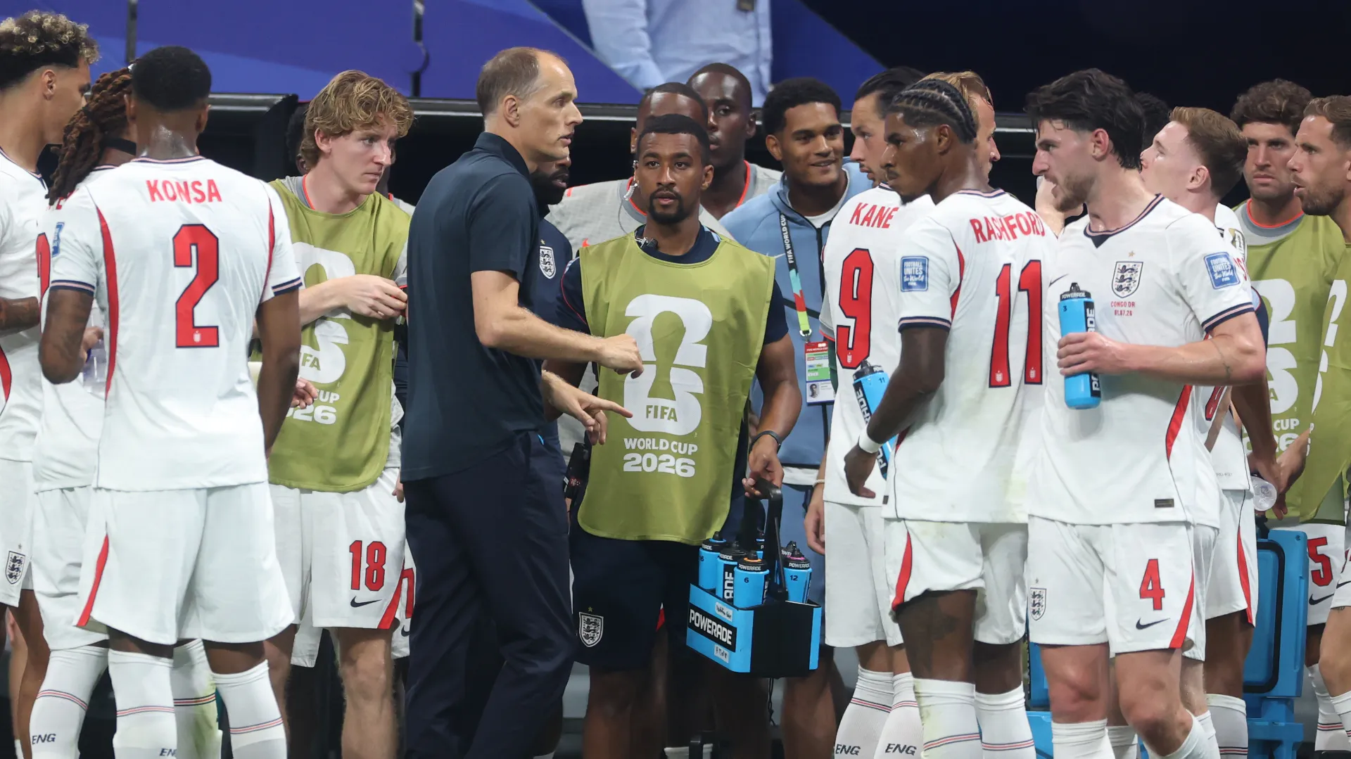 Tomas Tuchel y sus dirigidos buscan los cuartos de final del Mundial 2026. (GETTY IMAGES)