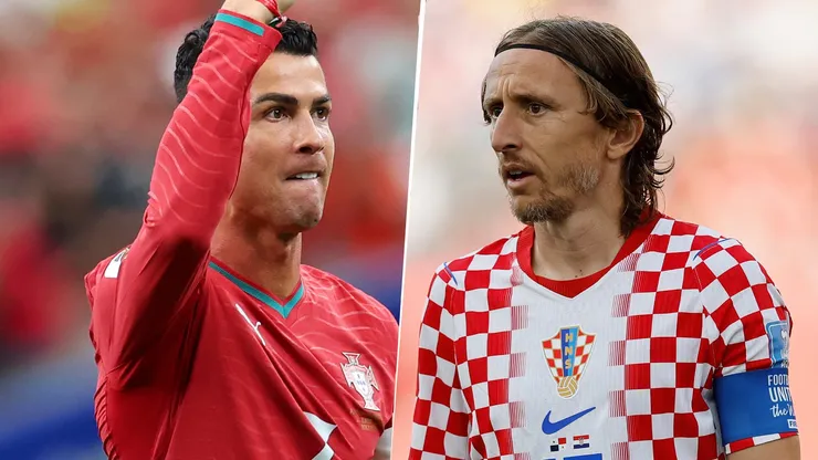 CR7 y Modric, los líderes de Portugal y Croacia.