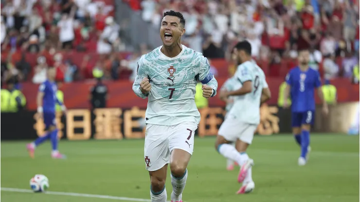 Cristiano Ronaldo anotó para Portugal a Croacia.