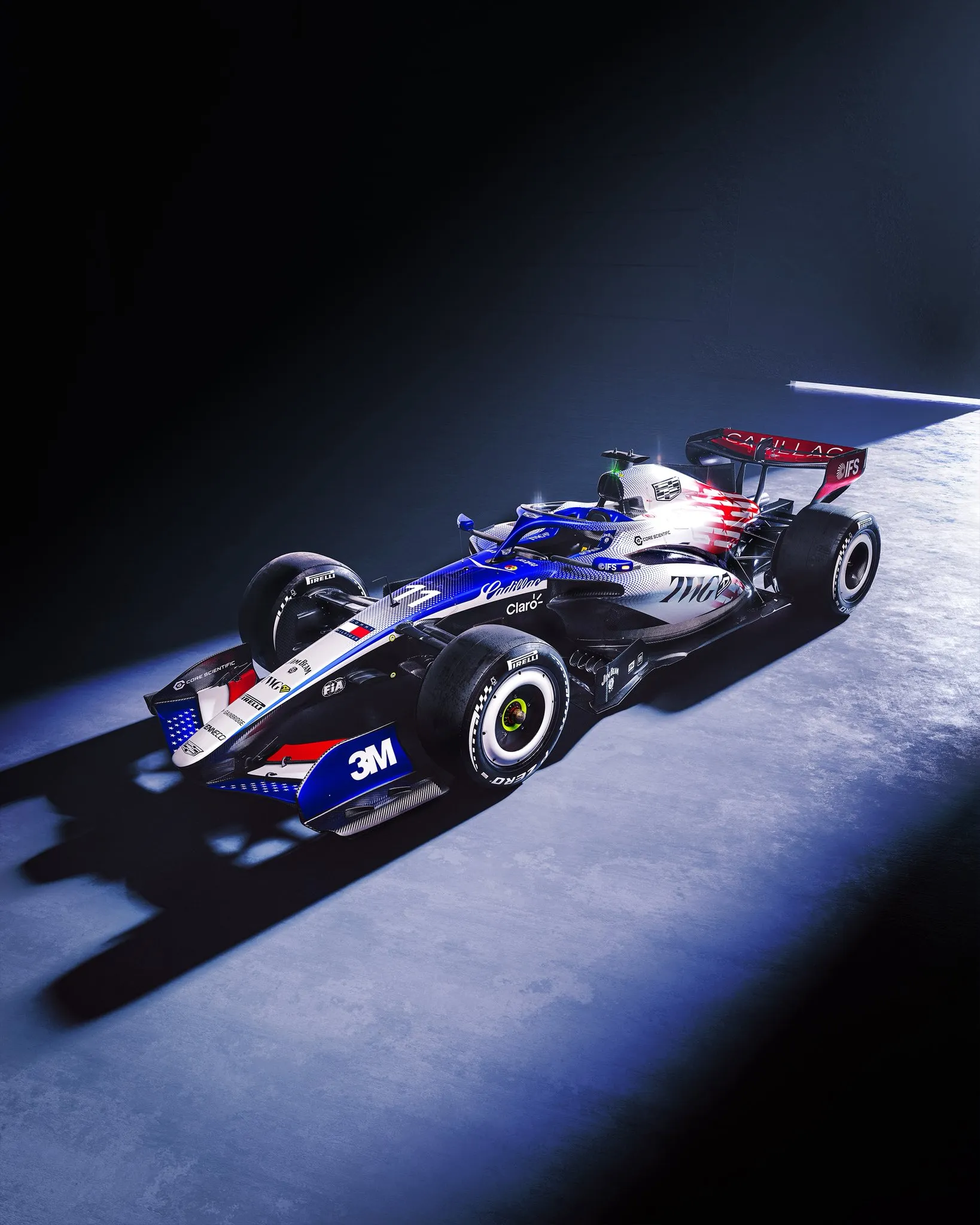 El livery de Cadillac para el GP de Gran Bretaña 2026 (@Cadillac_F1)