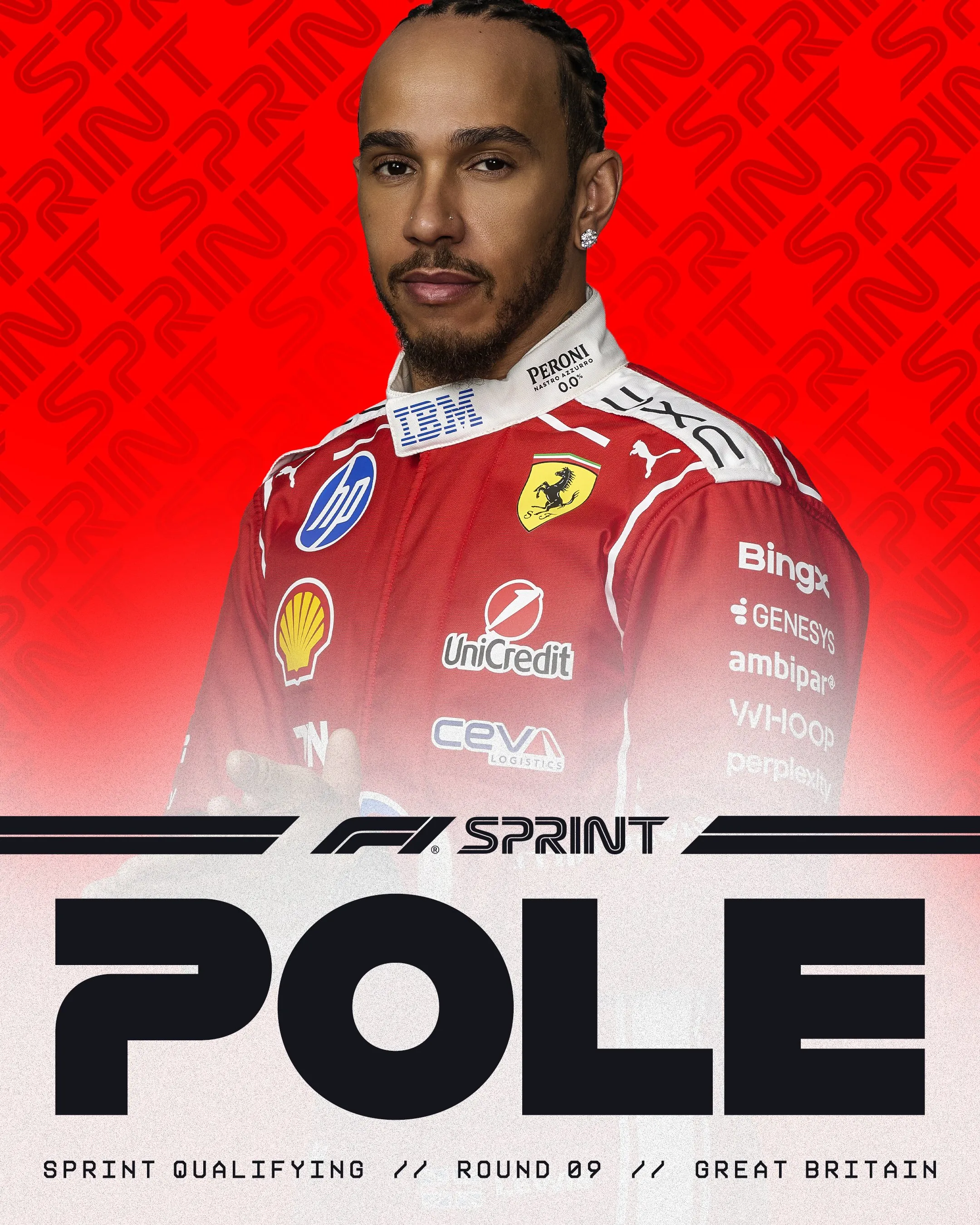 Lewis Hamilton obtuvo la pole en la clasificación sprint de Silverstone (@F1)