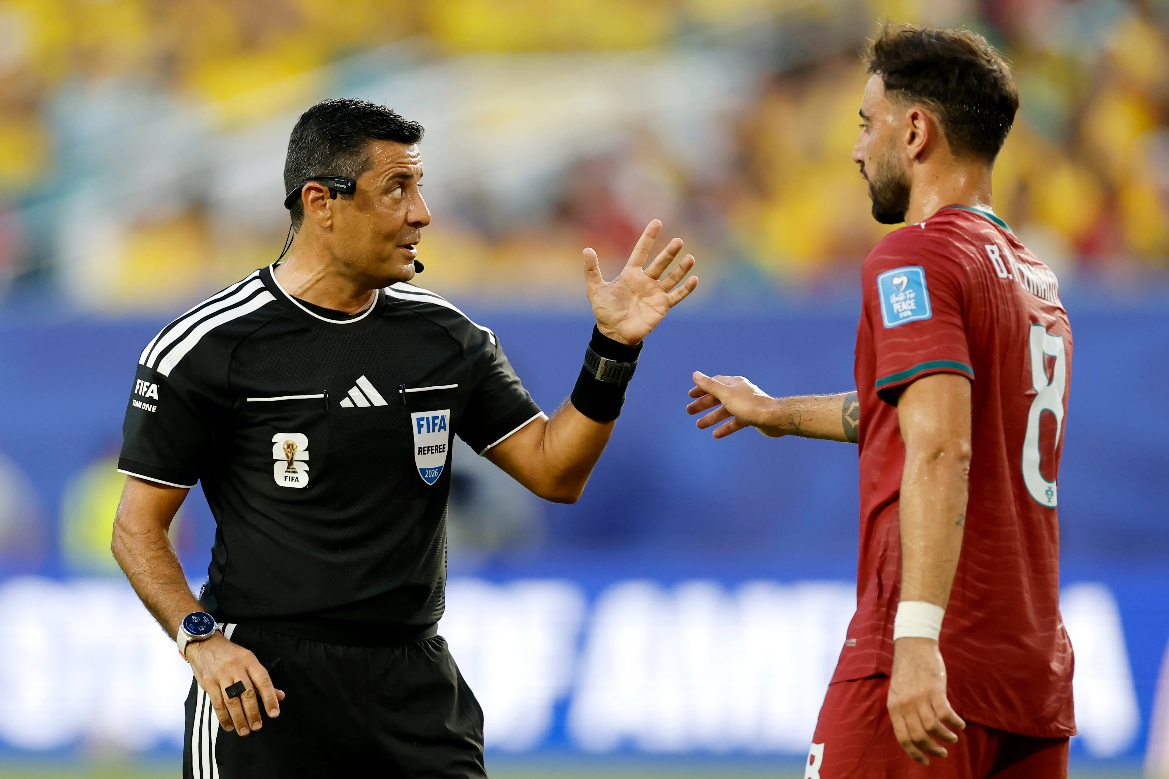 Alireza Faghani en el Mundial 2026 (Getty Images)