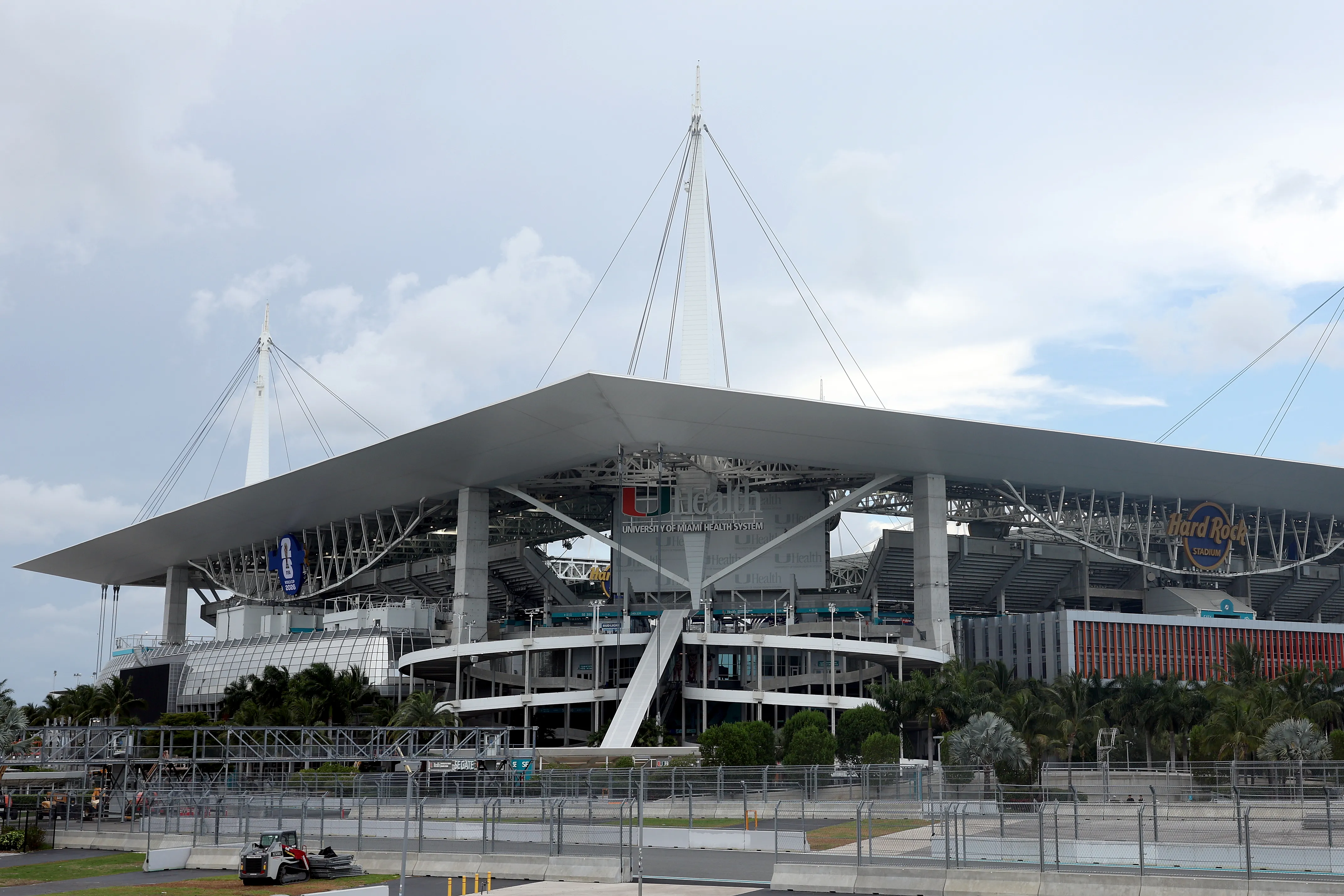 Vista exterior del Hard Rock Stadium de Miami (Getty Images)