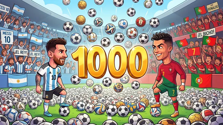 Lionel Messi marcó ante Cabo Verde y reavivó la carrera con Lionel Messi por llegar a los 1000 goles