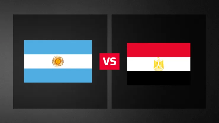 Argentina y Egipto se medirán buscando un lugar en cuartos de final.