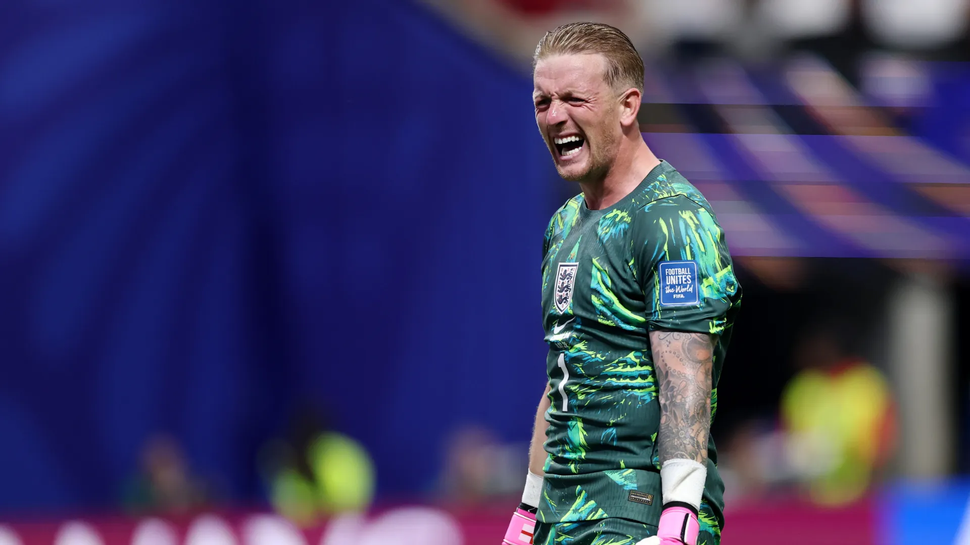 Jordan Pickford es el portero titular de la selección de Inglaterra. (GETTY IMAGES)