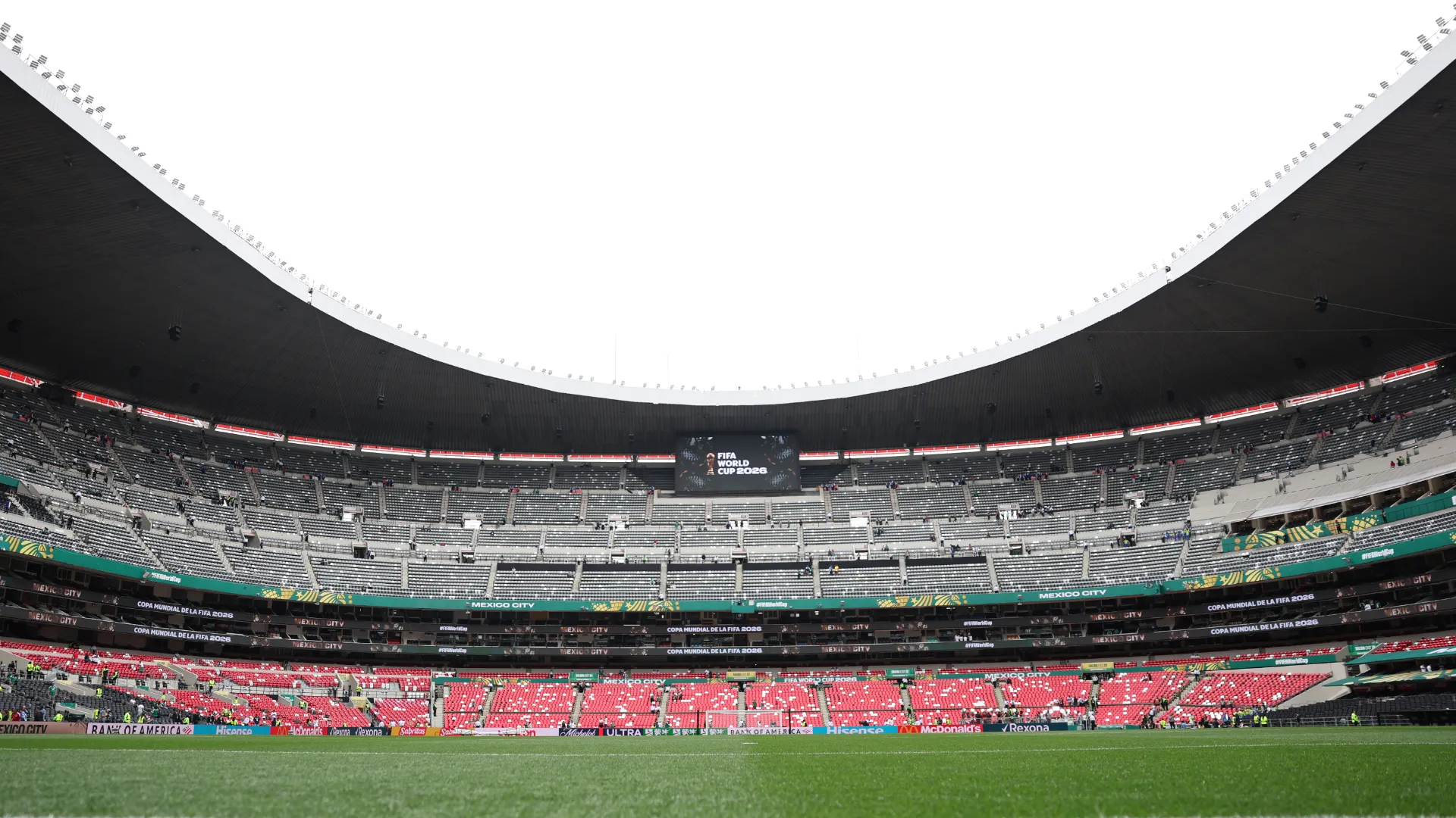 El Estadio Azteca por un nuevo partido histórico de México. (GETTY IMAGES)