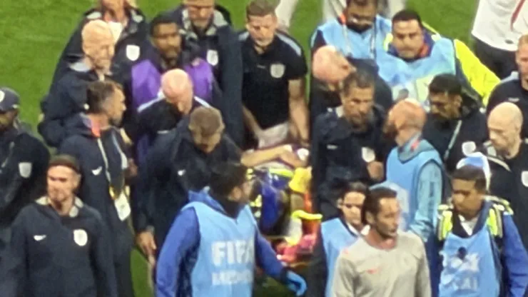 Un futbolista de Inglaterra se lesionó tras la victoria ante México
