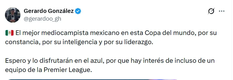 La información acerca de Erik Lira (X)