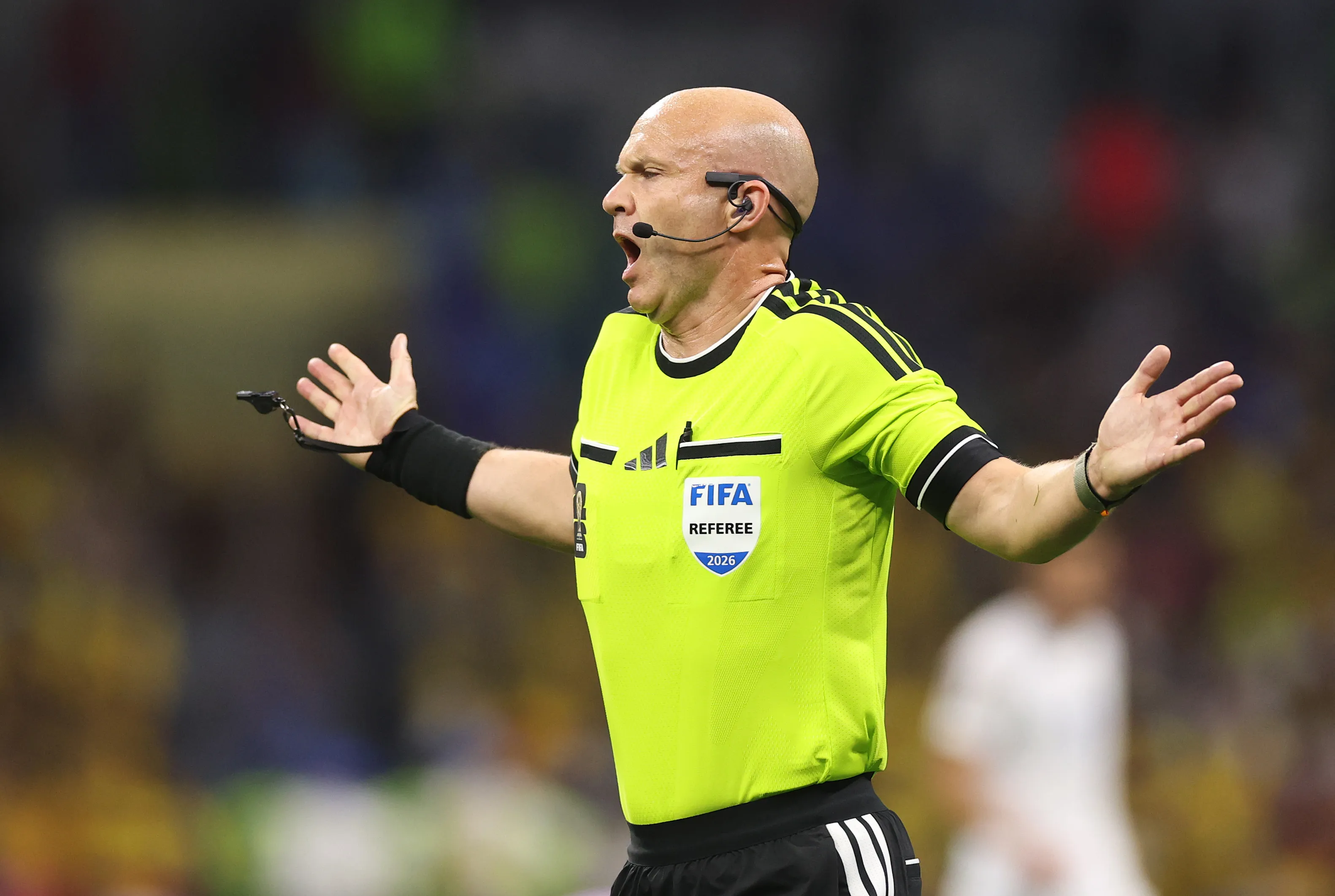 Anthony Taylor dirigió más de un partido en el Mundial 2026 (Getty Images)
