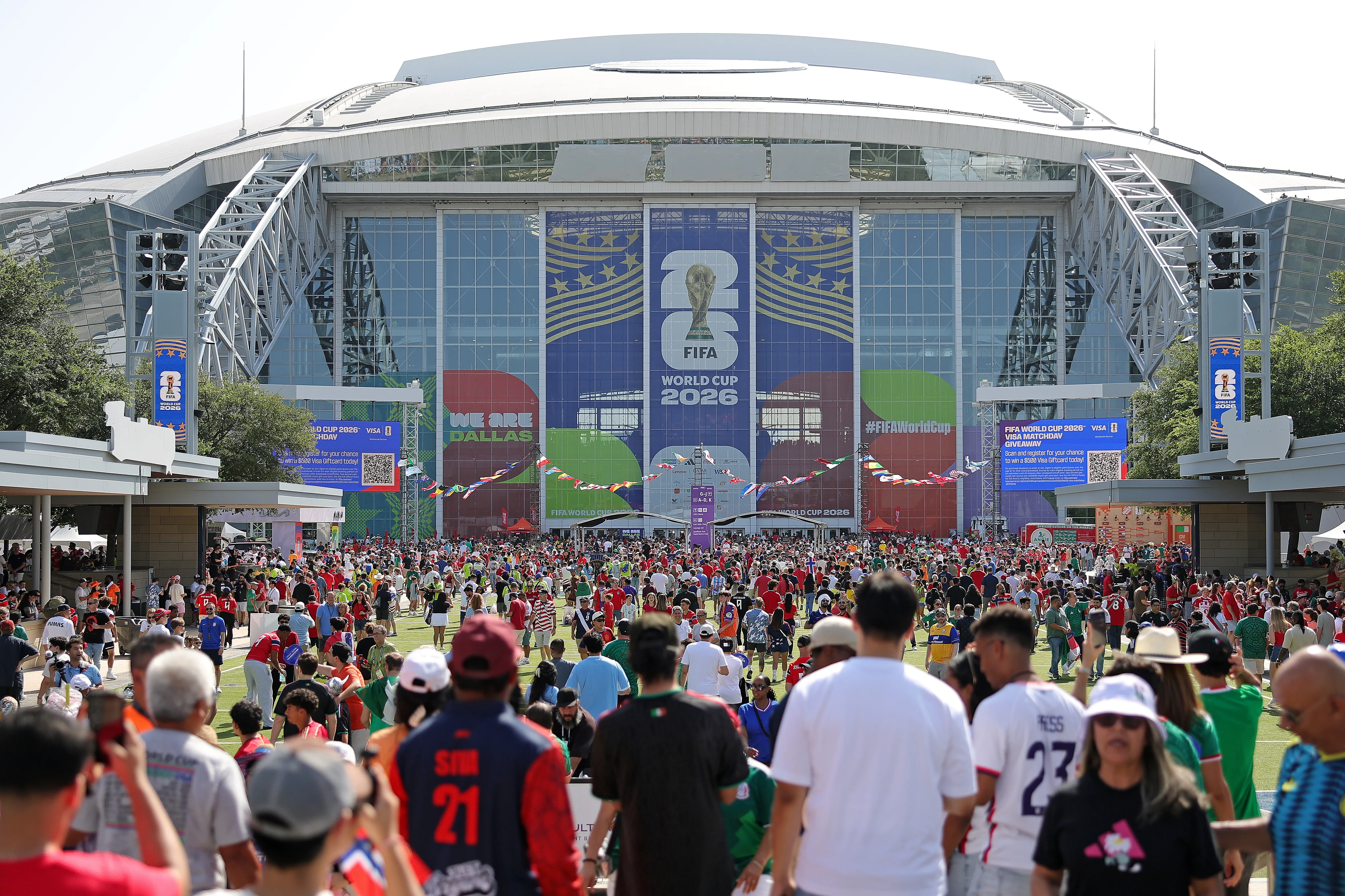 El recinto de Dallas es uno de los que tendrá más partidos en el certamen internacional. [Foto: Getty Images]