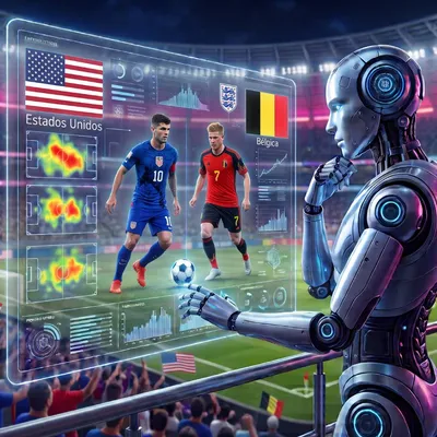 Predicción Mundial 2026: resultado de Estados Unidos vs. Bélgica según la IA