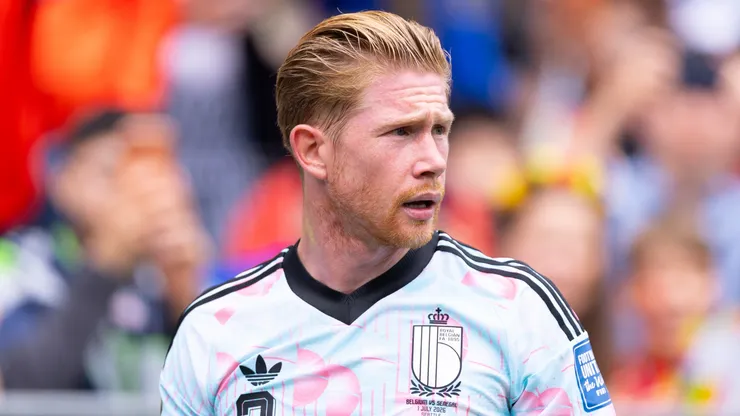 De Bruyne será suplente ante Estados Unidos.