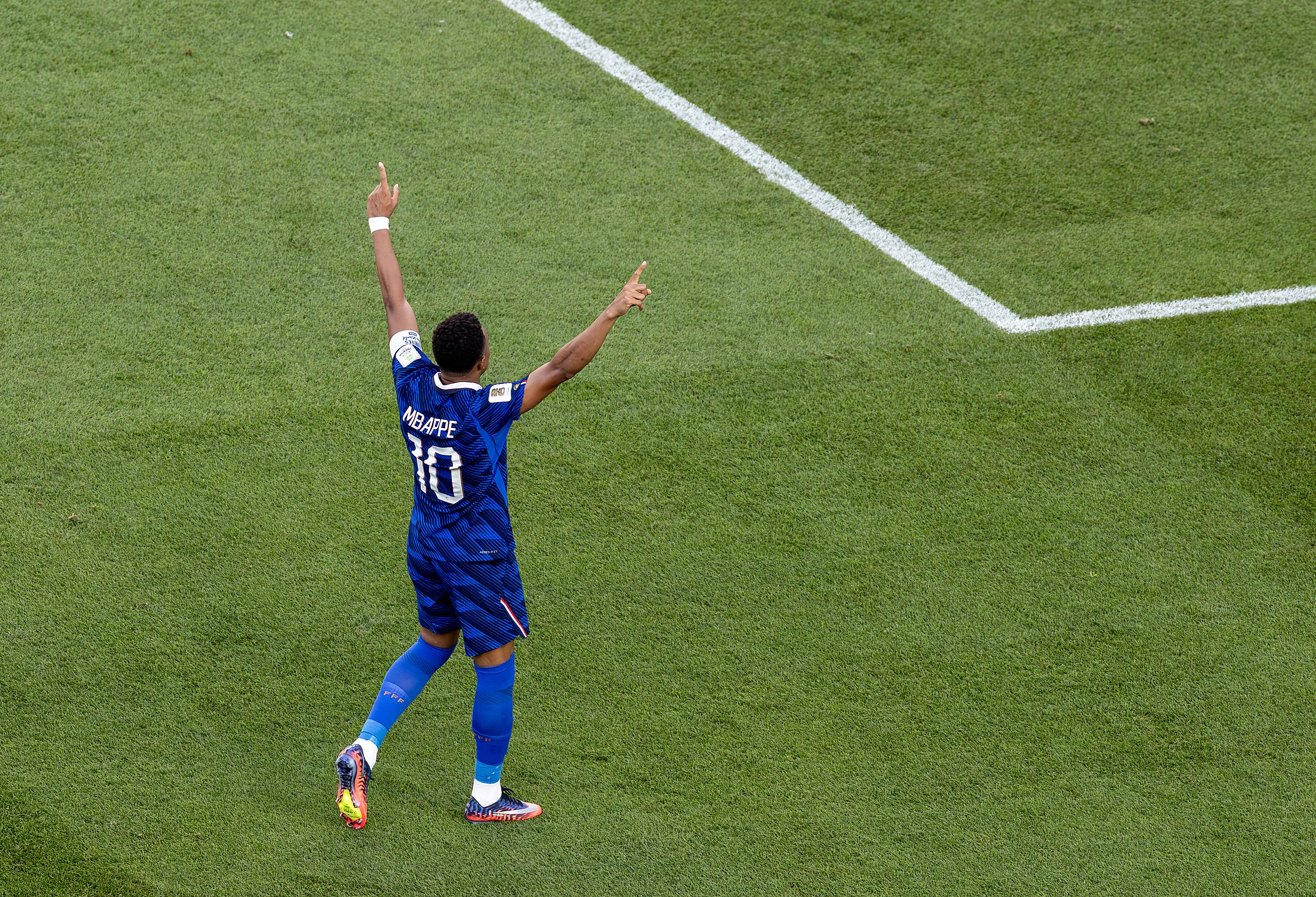 Mbappé en el Mundial 2026 con Francia (Getty Images)