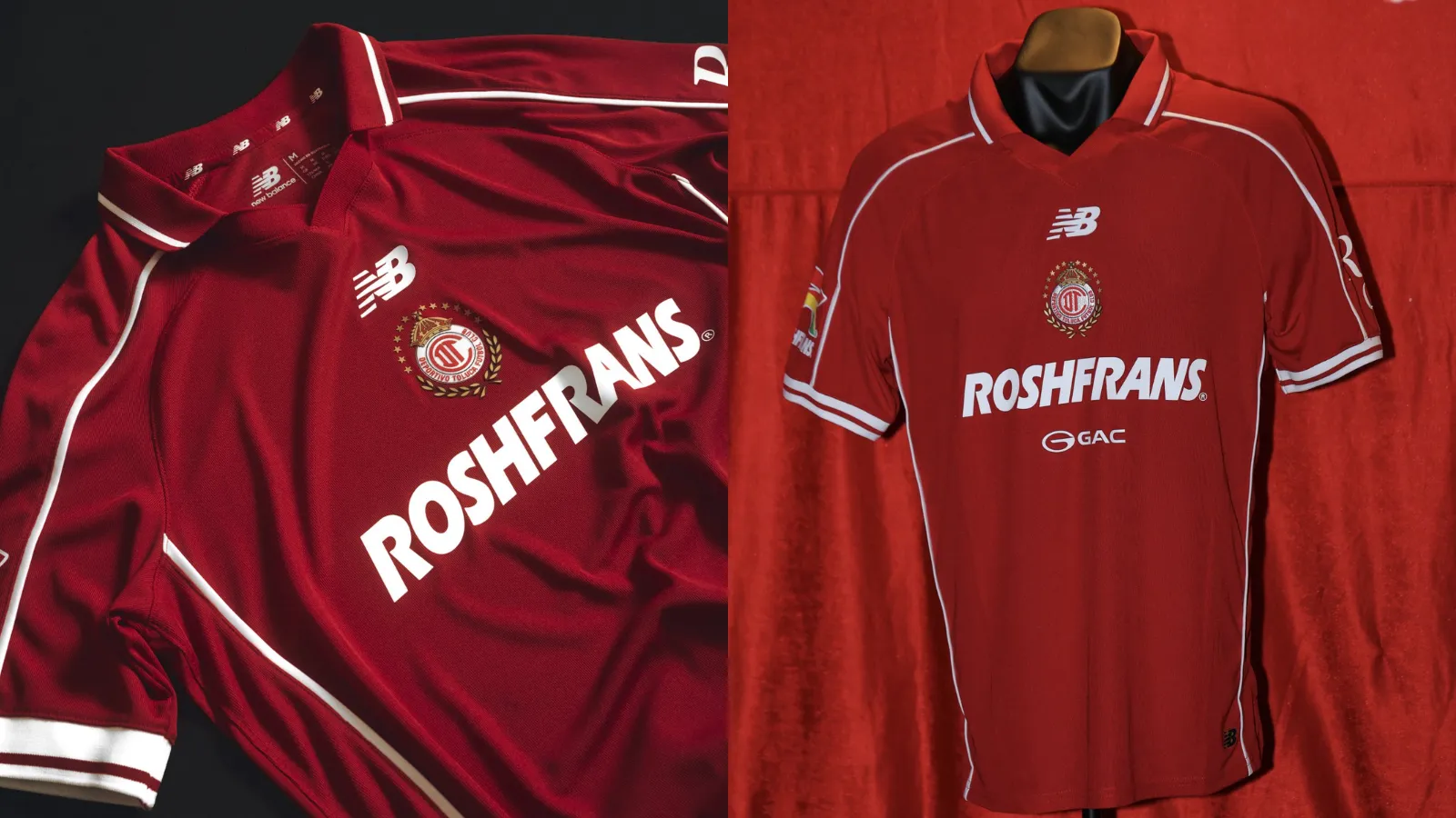 La nueva camiseta de los Diablos Rojos [fotos: Toluca FC]
