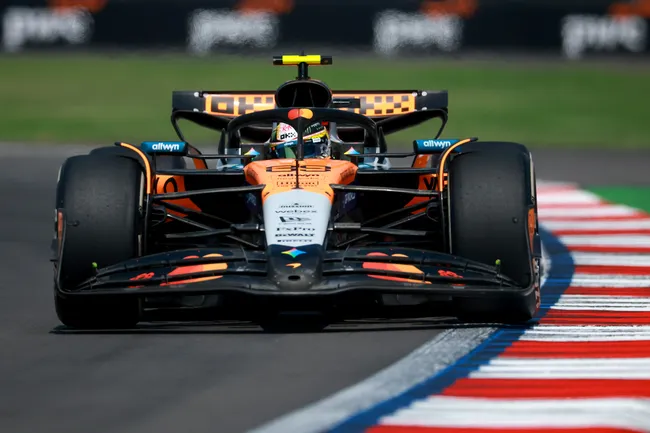Pato O’Ward en la FP1 del GP de México 2025 (Getty Images)