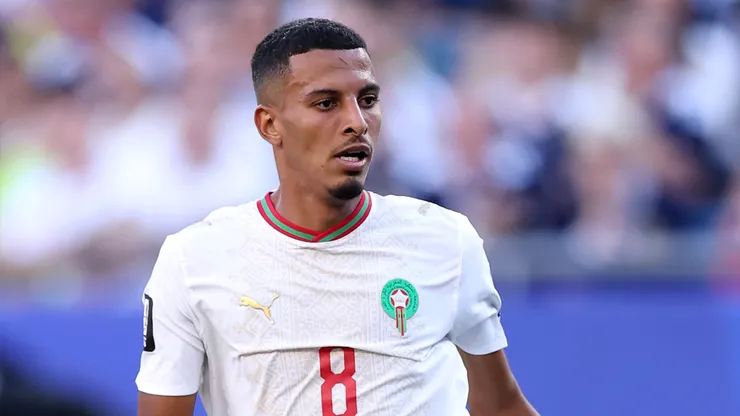 Azzedine Ounahi, mediocampista de la Selección de Marruecos