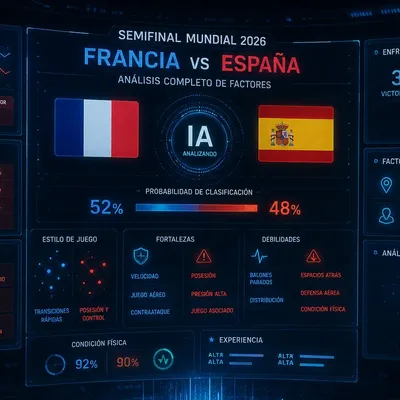 La IA predijo el ganador de Francia vs. España por la semifinal del Mundial 2026