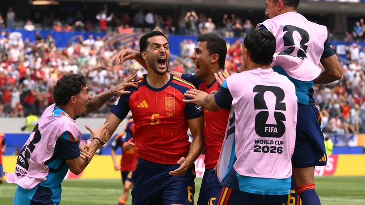 Mikel Merino marcó el segundo gol de España ante Bélgica