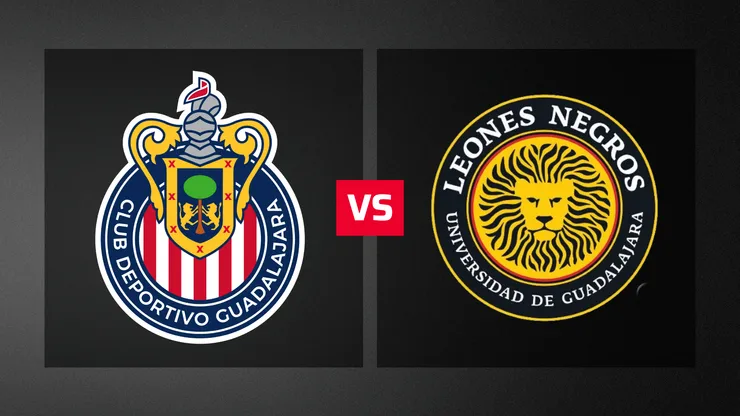 Chivas vs. Leones Negros, por un amistoso.