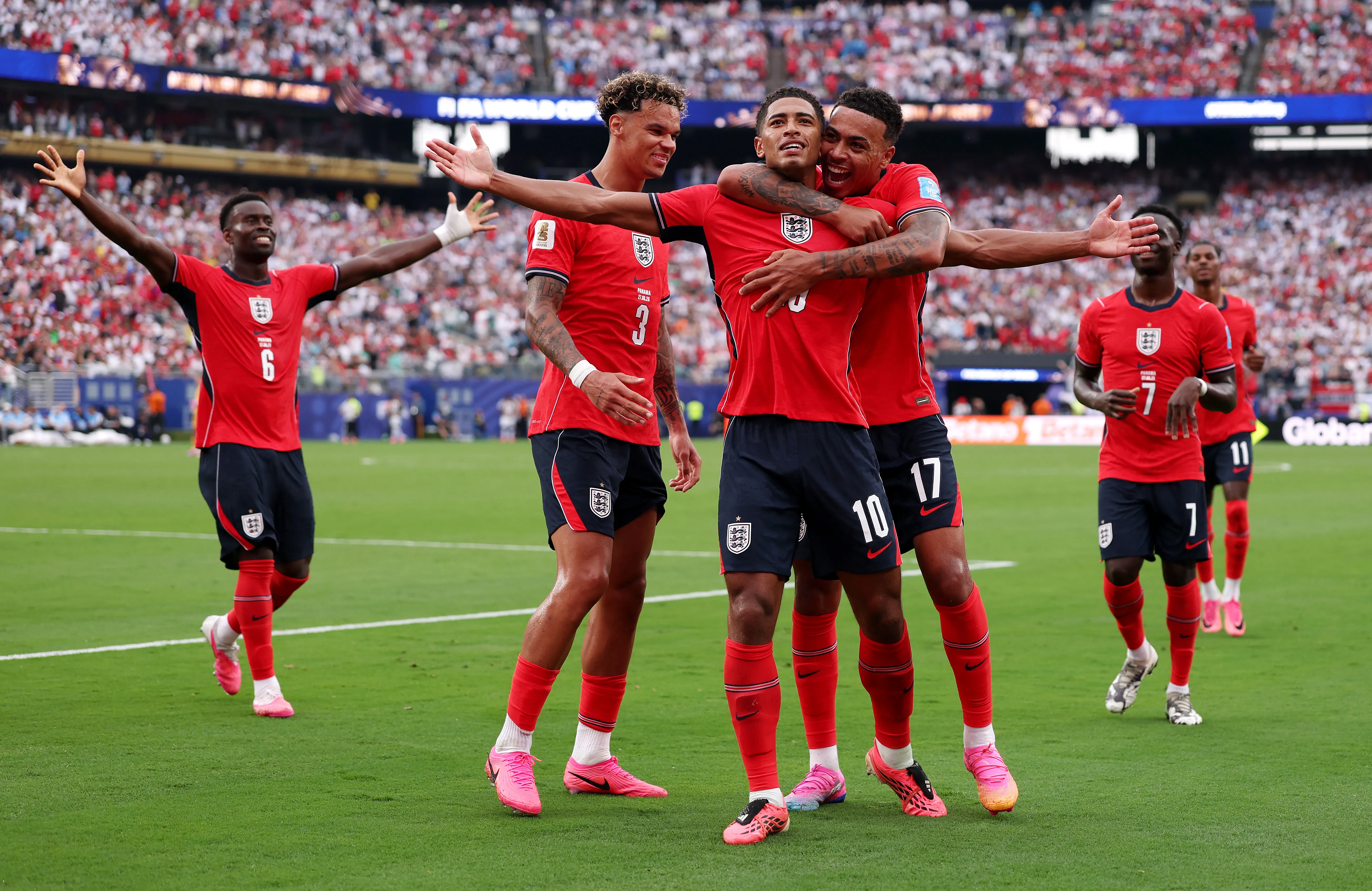 Inglaterra es favorita según la IA (Getty Images)