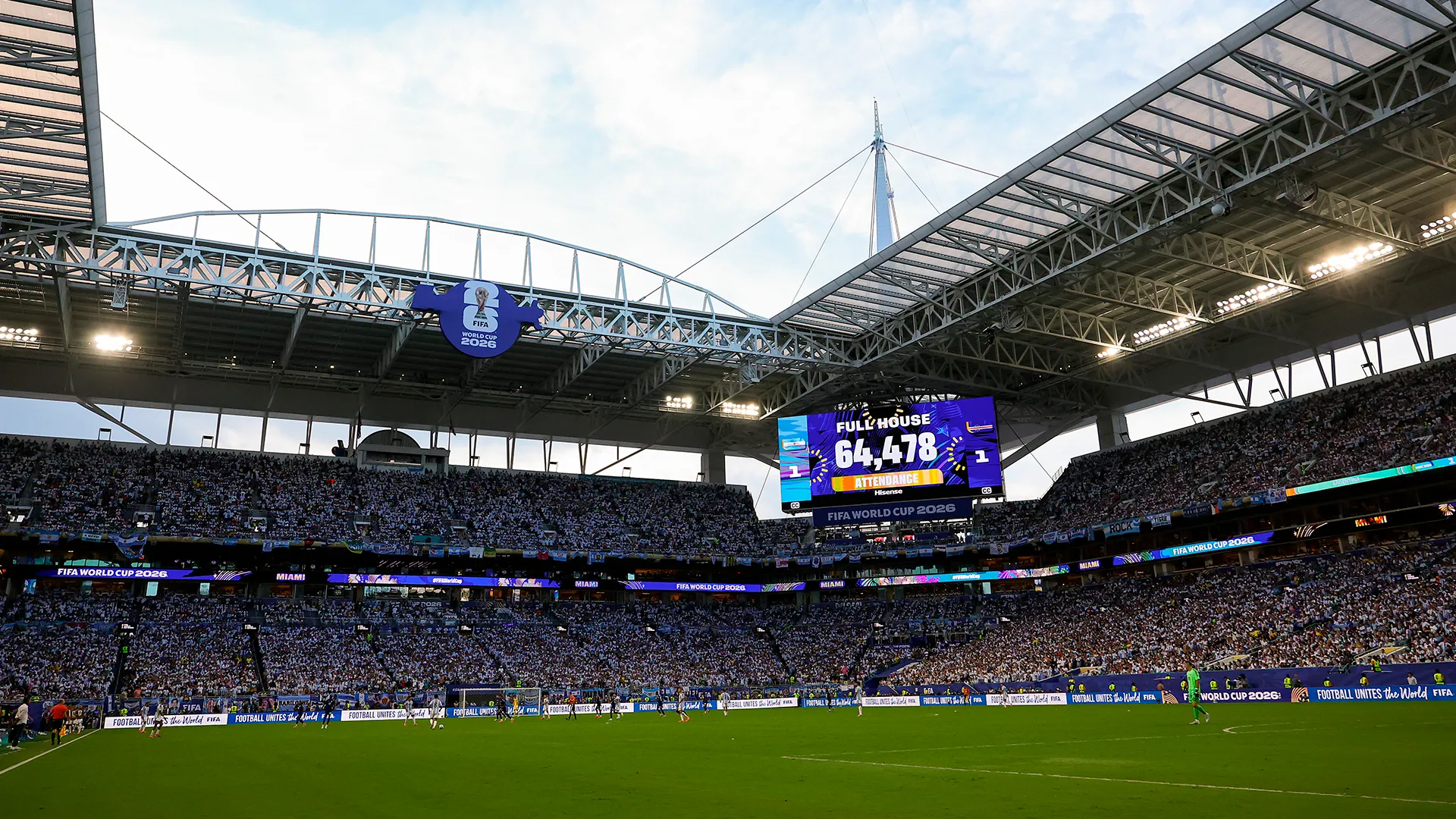El Estadio Miami fue designado para siete partidos del Mundial 2026