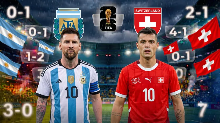 Argentina y Suiza se enfrentan por los Cuartos de Final del Mundial 2026