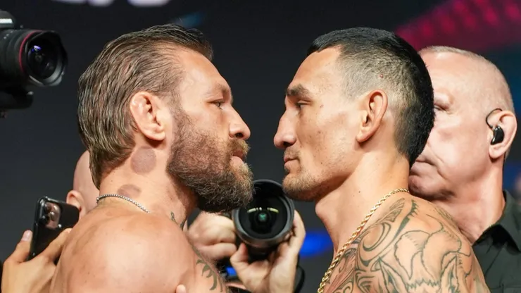 Conor McGregor y Max Holloway estarán frente a frente en Las Vegas.