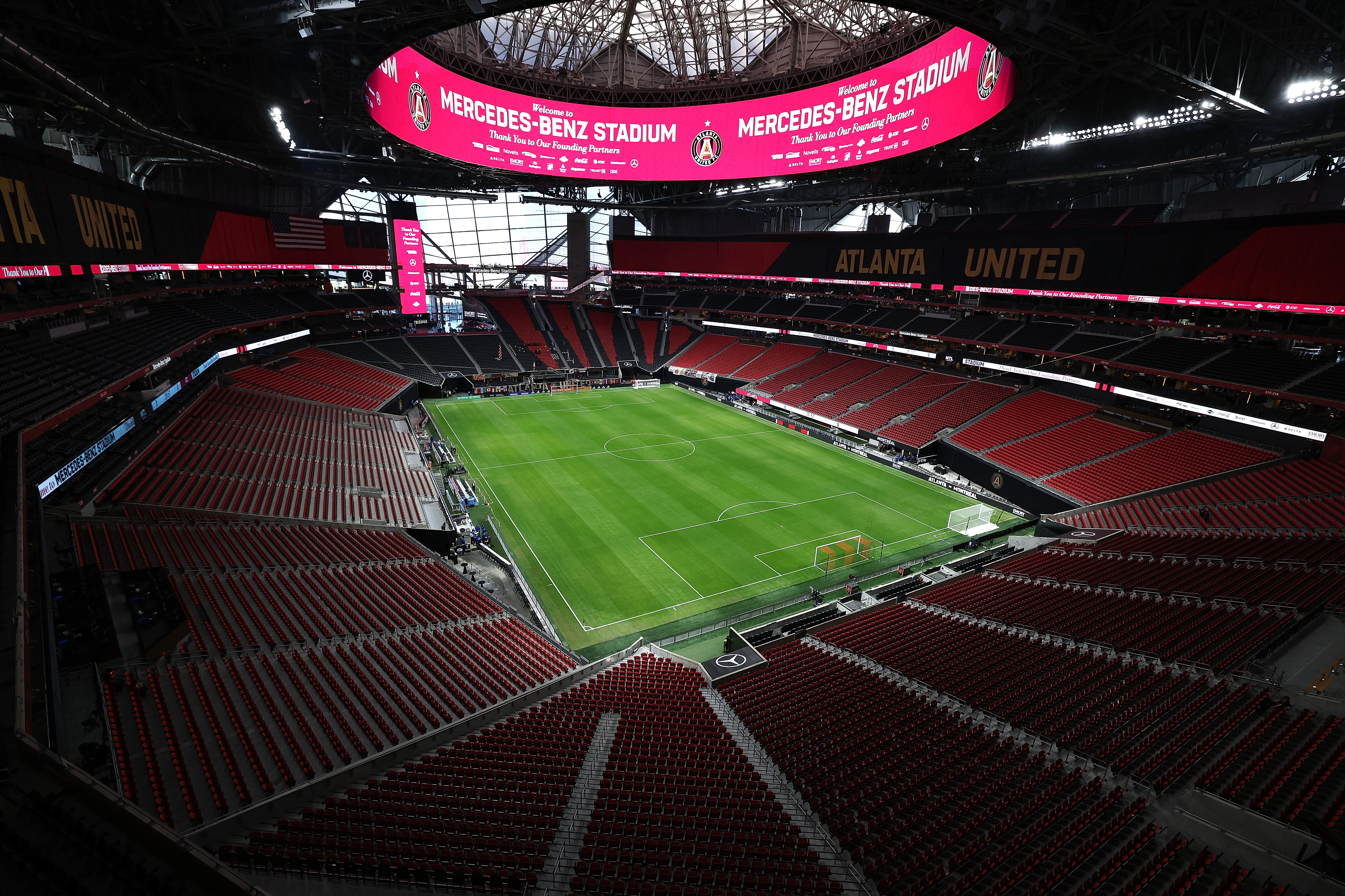 El Mercedes-Benz Stadium, sede de Inglaterra vs. Argentina [Foto: Getty]