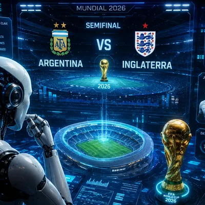 La IA predijo el ganador de Argentina vs. Inglaterra por la semifinal del Mundial 2026