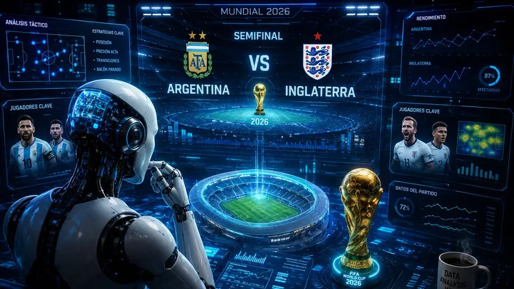 La Inteligencia Artificial simuló el Argentina-Inglaterra.