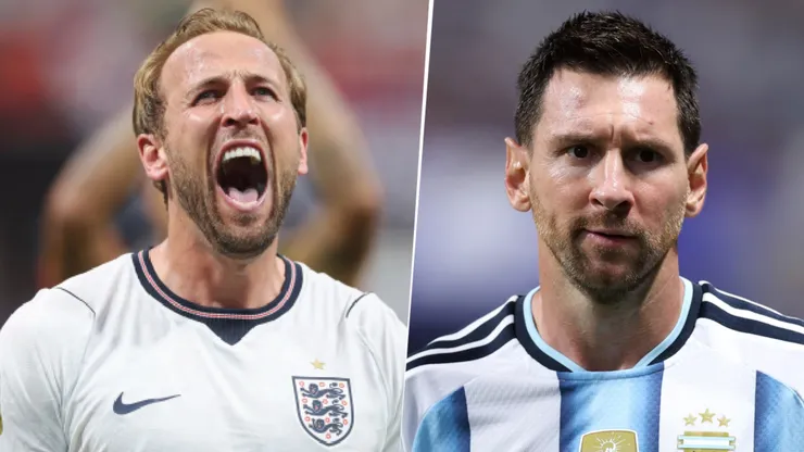 Harry Kane vs. Lionel Messi: valores de mercado 2026.