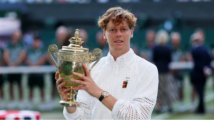 Jannik Sinner volvió a llegar a lo más alto de un Grand Slam.