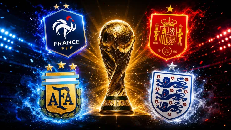 El porcentaje de cada selección para ser campeones.