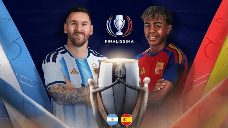 La cocina de la "Finalissima" entre Argentina y España.