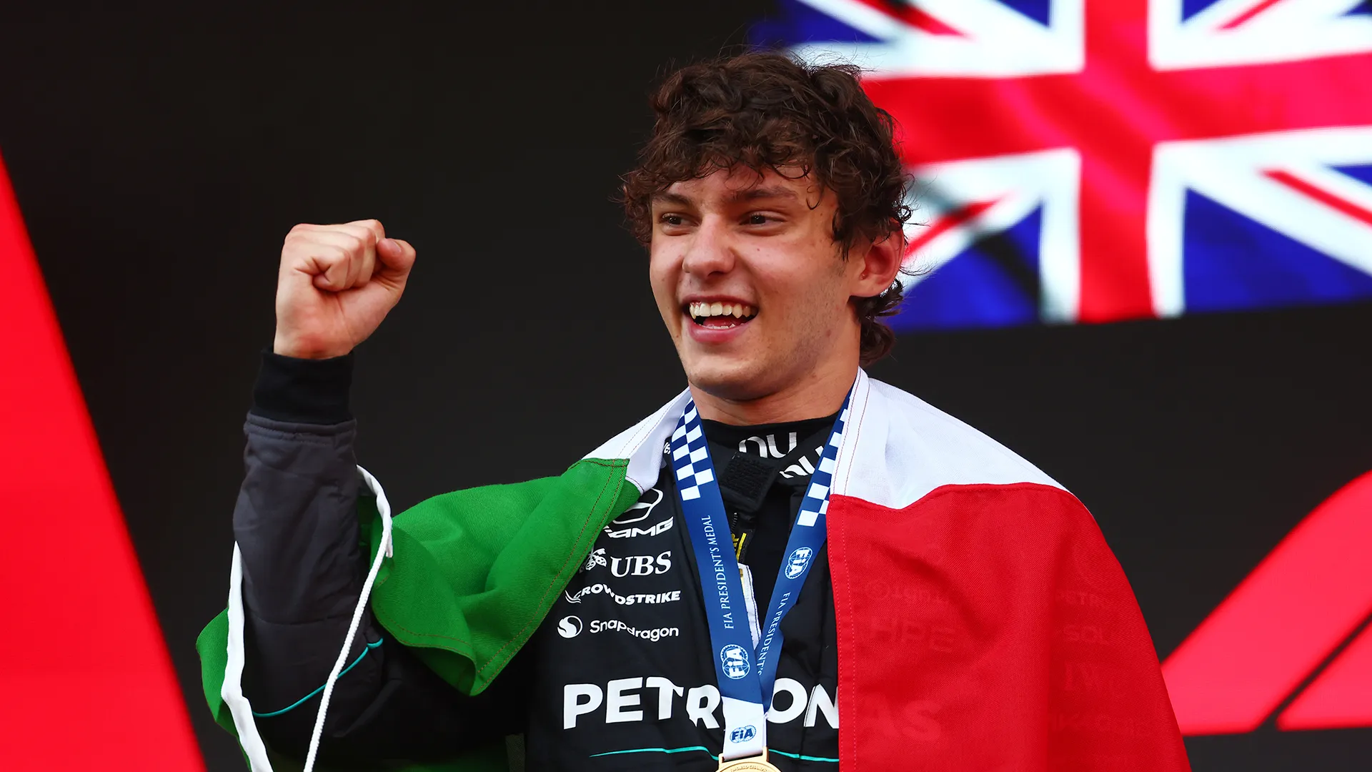 Kimi Antonelli será el campeón en 2026, según la IA (Getty Images)