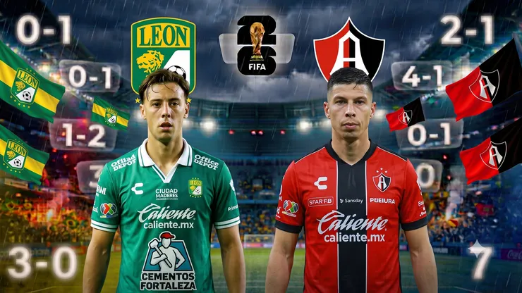 León y Atlas se enfrentan por la Jornada 1 del Apertura 2026 de la Liga MX