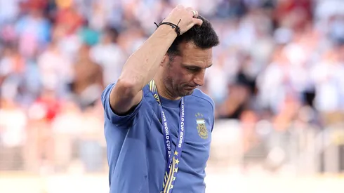 La reacción de Lionel Scaloni tras perder la final del Mundial